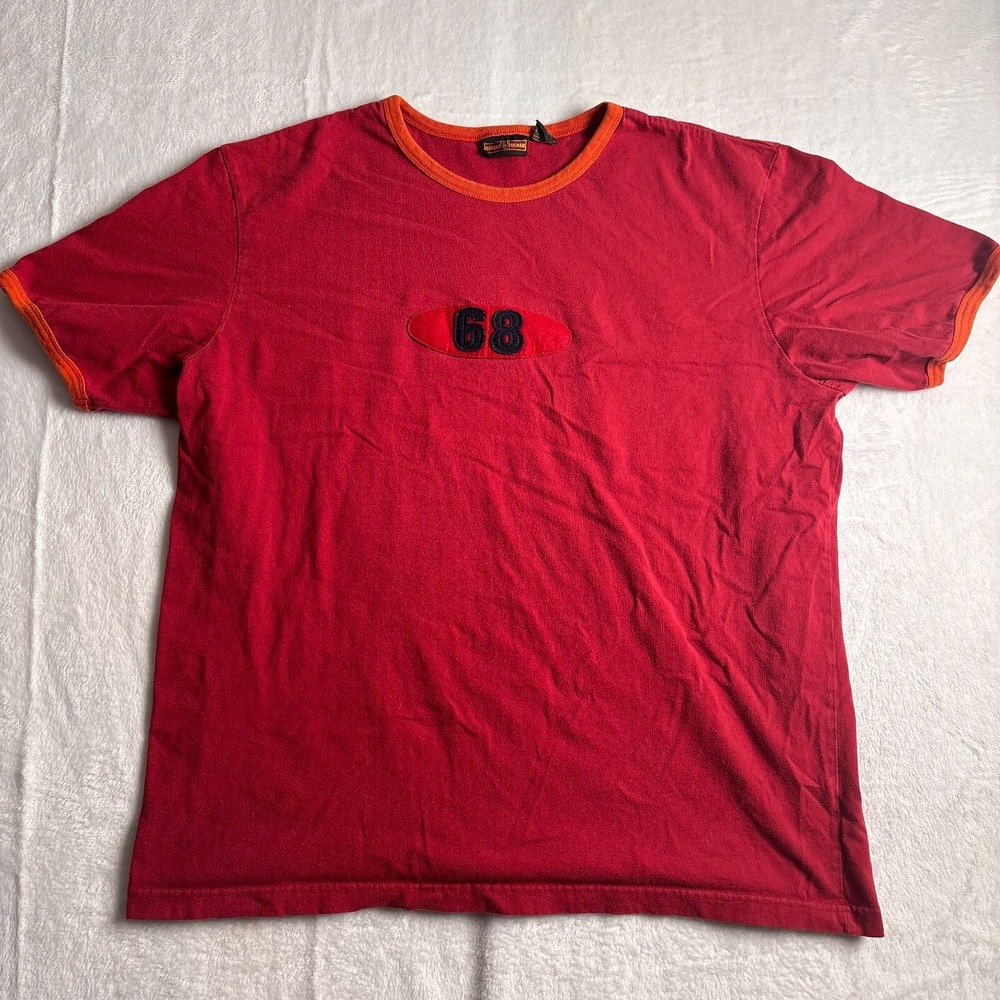 Y2K Oxford &‎ Fulham Shirt Mens XL Burgundy Cotton Blend Short Sleeve Pullover *